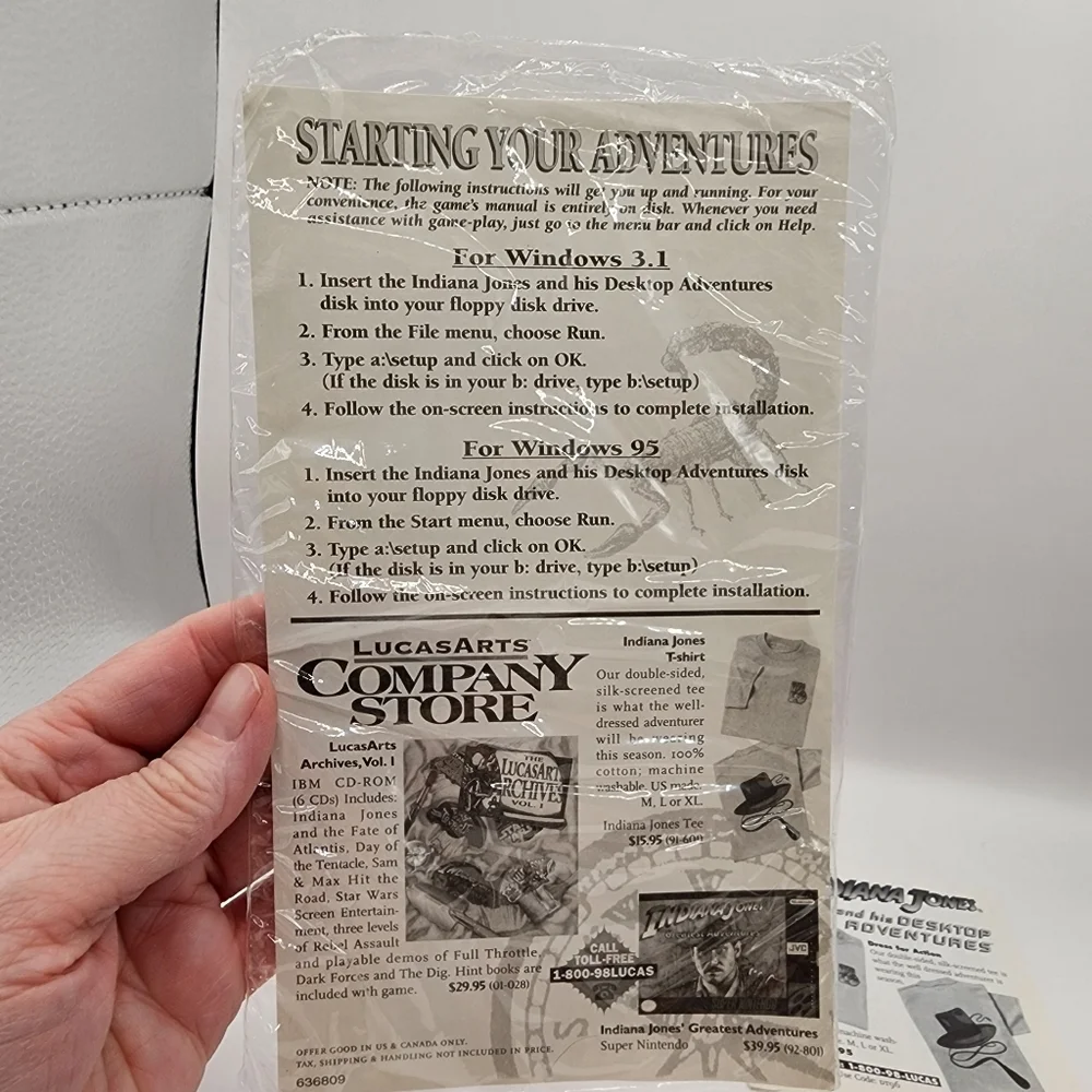 Indiana Jones and His Desktop Adventures (PC 1996) 3.5
